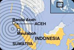 Động đất 7,5 độ Richter ở Indonesia