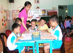 Phát huy hiệu quả hoạt động của các nhóm trẻ gia đình