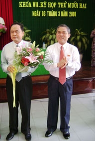 Đồng chí Trần Thanh Mẫn được bầu giữ chức vụ Chủ tịch UBND TP Cần Thơ