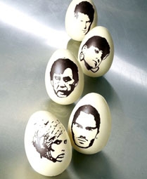 Trứng Phục sinh mang gương mặt yếu nhân