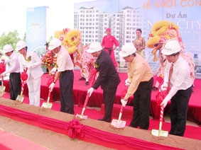 Khởi công xây dựng trung tâm thương mại và căn hộ cao cấp tại quận Ô Môn