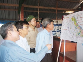 khảo sát tuyến đường cao tốc và vị trí xây dựng cầu Cần Thơ 2