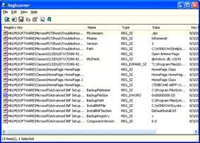 RegScanner: Tìm thông tin trên Registry nhanh, hiệu quả