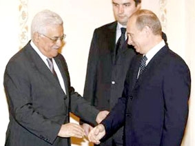 Lãnh đạo Nga và Palestine thảo luận về hòa bình Trung Đông