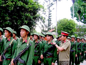 Chiến sĩ Tây Đô làm theo lời Bác