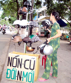 Đừng vì mũ bảo hiểm đẹp !