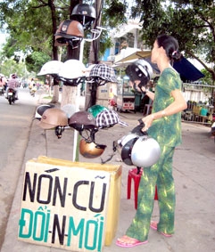 Đừng vì mũ bảo hiểm đẹp !