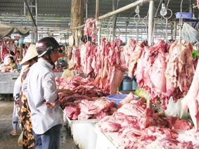 Giá heo hơi giảm mạnh
