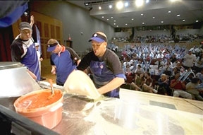 Làm bánh pizza trong 15 giây