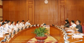Ban Bí thư Trung ương làm việc với Thành ủy Đà Nẵng