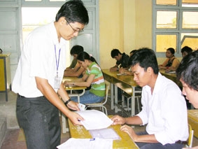 Tuyệt đối không được để nhầm lẫn, thất lạc và mất bài thi của thí sinh
