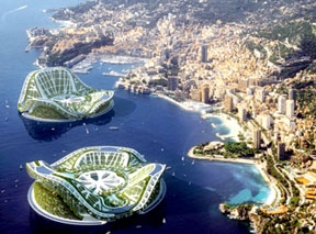 Thành phố bồng bềnh trên biển