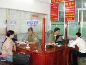 Bước đột phá cải cách hành chính trong công tác xuất nhập cảnh