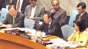 Phó Thủ tướng Phạm Gia Khiêm chủ trì phiên thảo luận mở của HĐBA về trẻ em và xung đột vũ trang