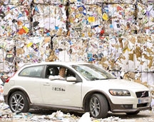 Xe chạy bằng nhiên liệu từ rác