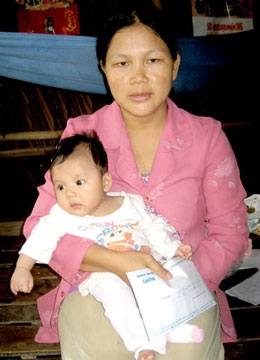 Trao tiền từ thiện