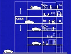 Đậu ô tô trong căn hộ cao tầng