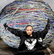 Banh dây thun nặng gần 4 tấn