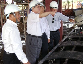 Khảo sát tiến độ dự án nâng cấp, mở rộng Sân bay Trà Nóc thành Sân bay Quốc tế Cần Thơ