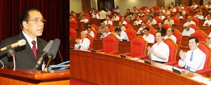 Khai mạc Hội nghị lần thứ tám Ban chấp hành Trung ương Đảng khóa X