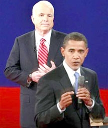 Obama vẫn chiếm ưu thế sau cuộc tranh luận lần hai
