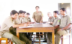 Công an thị trấn Thới Lai (huyện Cờ Đỏ)>br>Nêu cao trách nhiệm trong công tác giữ gìn an ninh trật tự địa phương