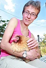 Gà được xạ trị ung thư