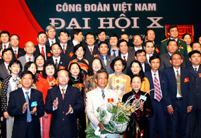 Đại hội X Công đoàn Việt Nam thành công tốt đẹp