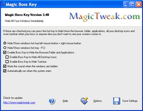 Magic Boss Key 3.40  Giấu cửa sổ trong nháy mắt