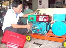 Sáng chế máy phát điện chạy bằng... biogas