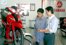 Ảm đạm thị trường xe gắn máy cuối năm