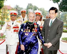 Đảng và Nhà nước luôn ghi nhớ công lao những người con đã quyết tử để Tổ quốc quyết sinh