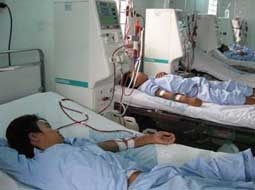 Lắp đặt thêm 5 máy chạy thận nhân tạo