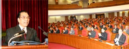 Nêu cao bản lĩnh chính trị, phát huy lòng yêu nước, vươn lên tháo gỡ khó khăn, vượt qua thách thức, đoàn kết một lòng đưa đất nước tiến lên