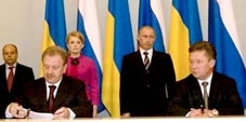Nga và Ukraina ký hợp đồng 10 năm mua-bán và trung chuyển khí đốt
