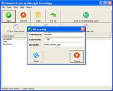 Password Prime  Lưu trữ password ở nơi an toàn tuyệt đối