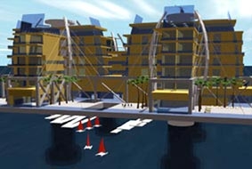 Mỹ sắp có thành phố 
nổi trên biển?