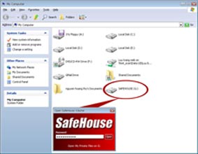 SafeHouse Explorer USB Disk Encryption 3.00 Bảo vệ dữ liệu cá nhân an toàn, hiệu quả