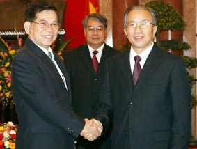 Chủ tịch nước Nguyễn Minh Triết, Thủ tướng Nguyễn Tấn Dũng tiếp Ủy viên Quốc vụ Trung Quốc Đới Bỉnh Quốc