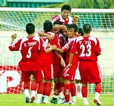 Đội Cần Thơ hòa Quảng Ngãi 1 - 1