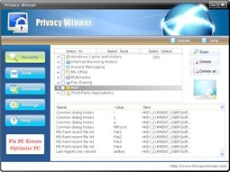 Privacy Winner 4.1.3.19 - "Cao thủ" về bảo vệ sự riêng tư