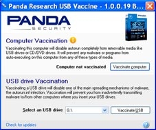 Panda USB Vaccine 1.0.0.19 beta - Vô hiệu hóa khả năng chạy tự động USB