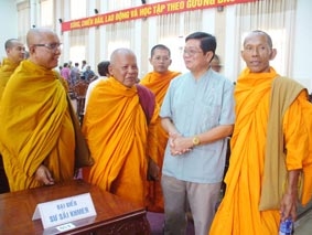 Ban chỉ đạo Tây Nam bộ 
tổ chức họp mặt mừng 
Chôl Chnam Thmây