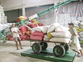 Để đầu ra hạt lúa tiếp tục thuận chiều