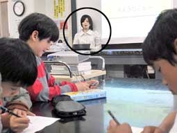 Khi người máy đứng lớp