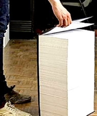 Wikipedia biến thành sách siêu dày