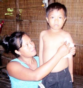 “Con mong sớm hết bệnh để được đến trường!”