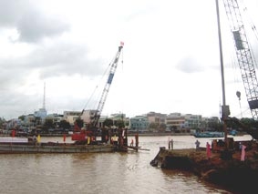 Bến Tre: Xây dựng cầu Bến Tre 1