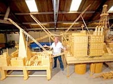 Giàn khoan dầu bằng que diêm