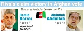 Rắc rối hậu bầu cử ở Afghanistan
